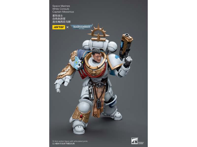 Joy Toy White Consuls Captain Messinius Space Marines Joy Toy