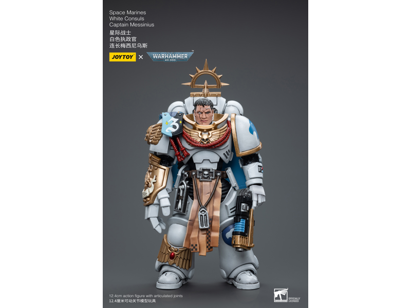 Joy Toy White Consuls Captain Messinius Space Marines Joy Toy