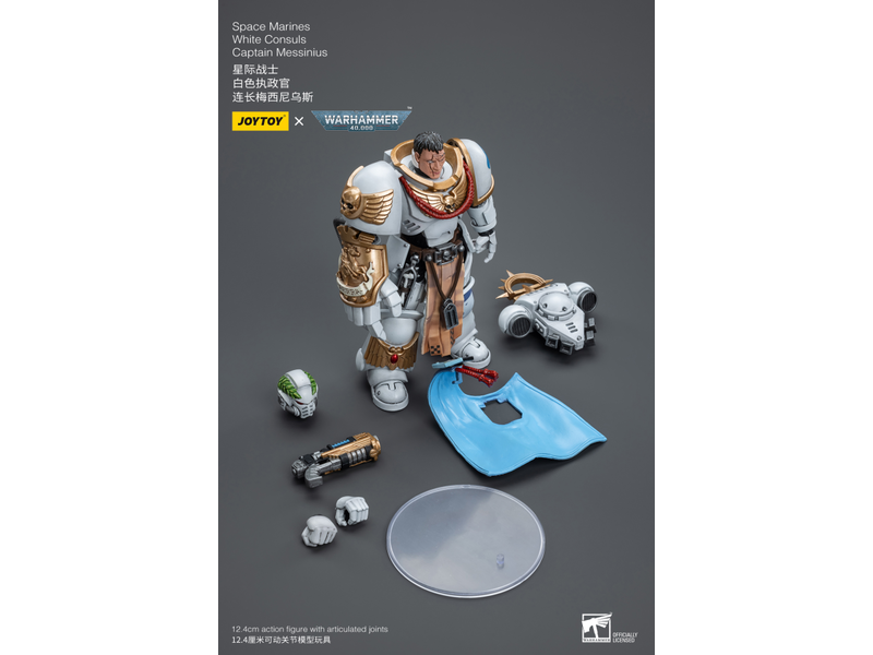 Joy Toy White Consuls Captain Messinius Space Marines Joy Toy