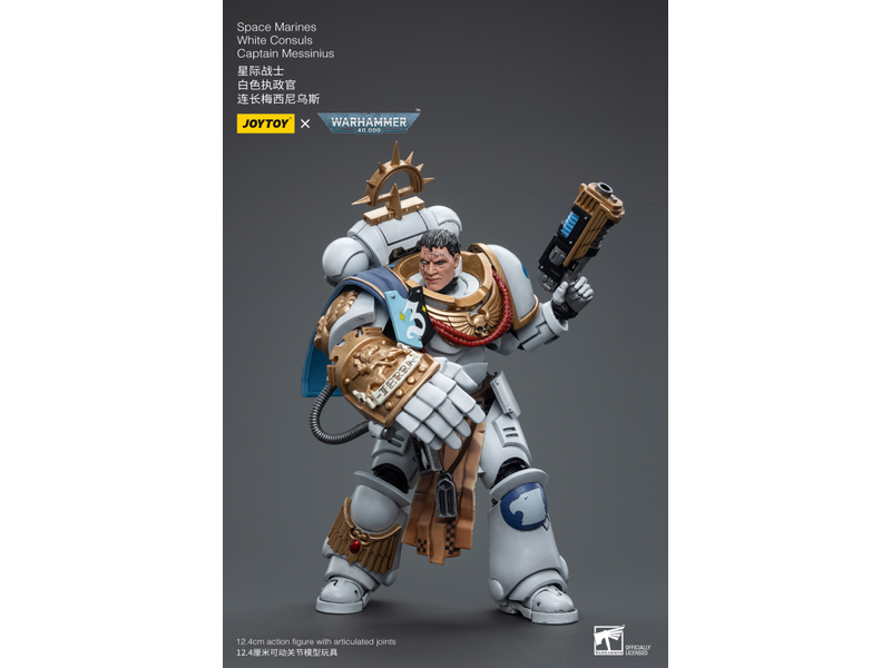 Joy Toy White Consuls Captain Messinius Space Marines Joy Toy