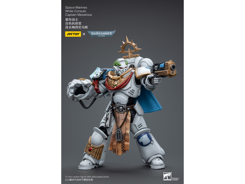 Joy Toy White Consuls Captain Messinius Space Marines Joy Toy