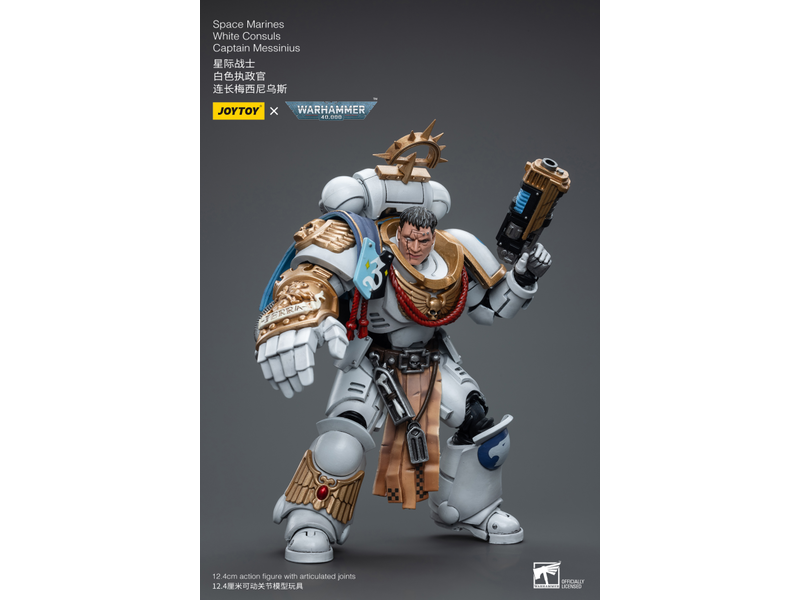 Joy Toy White Consuls Captain Messinius Space Marines Joy Toy