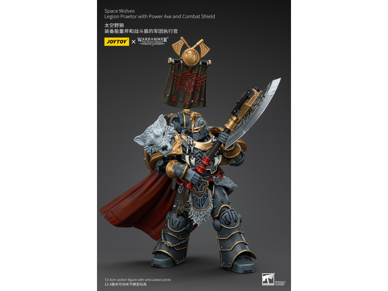 Joy Toy Legion Praetor with Power Axe and Combat Shield Space Wolves Joy Toy