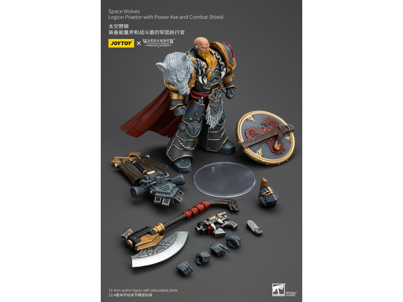 Joy Toy Legion Praetor with Power Axe and Combat Shield Space Wolves Joy Toy