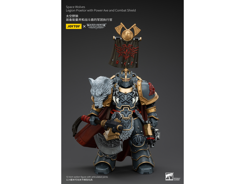 Joy Toy Legion Praetor with Power Axe and Combat Shield Space Wolves Joy Toy