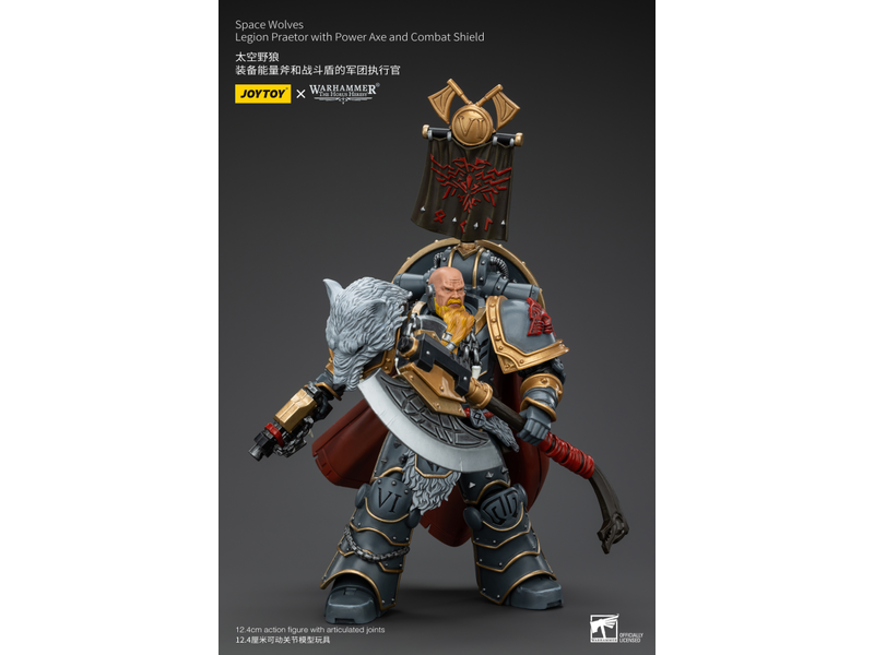 Joy Toy Legion Praetor with Power Axe and Combat Shield Space Wolves Joy Toy