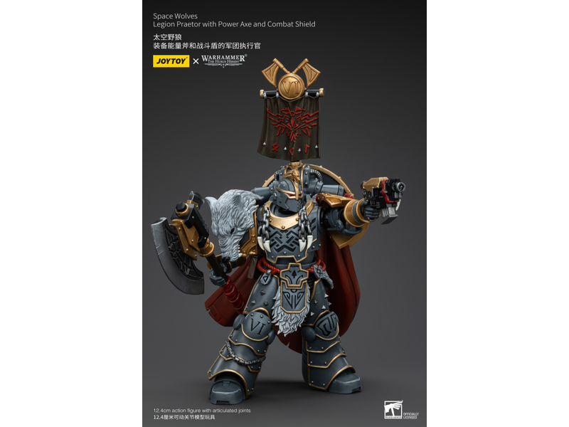 Joy Toy Legion Praetor with Power Axe and Combat Shield Space Wolves Joy Toy