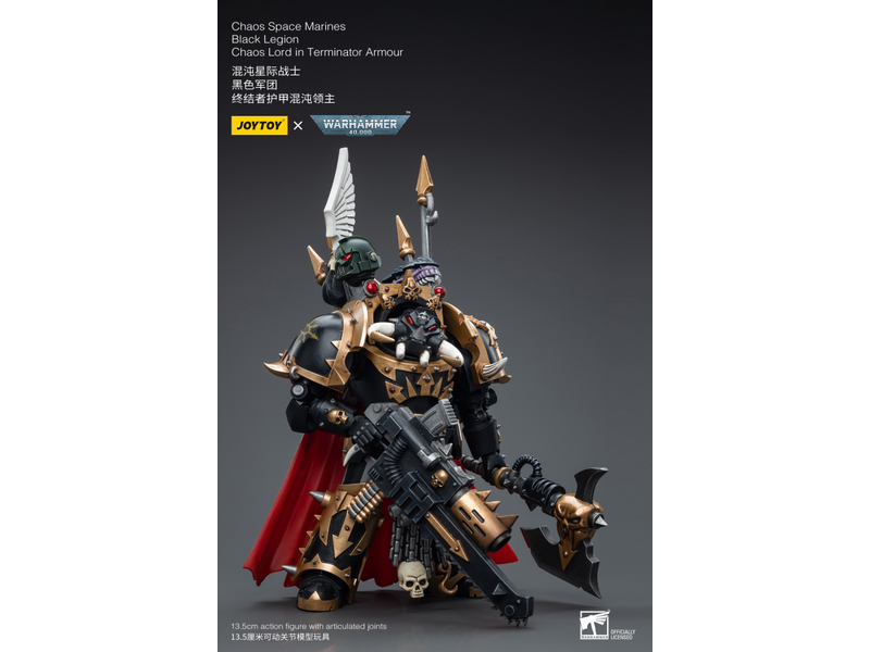 Joy Toy Black Legion Chaos Lord in Terminator Armour Chaos Space Marines Joy Toy