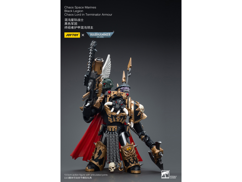 Joy Toy Black Legion Chaos Lord in Terminator Armour Chaos Space Marines Joy Toy