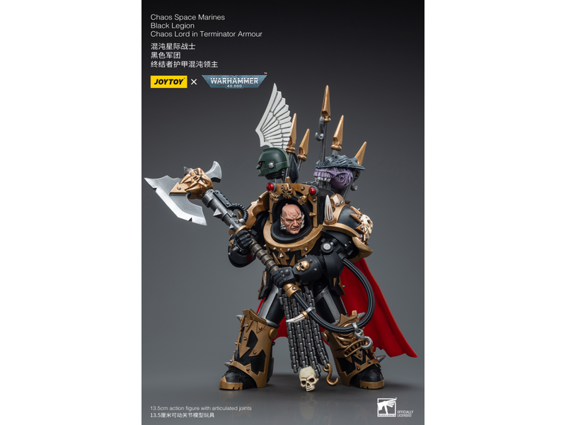 Joy Toy Black Legion Chaos Lord in Terminator Armour Chaos Space Marines Joy Toy