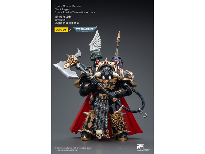 Joy Toy Black Legion Chaos Lord in Terminator Armour Chaos Space Marines Joy Toy