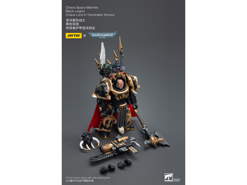 Joy Toy Black Legion Chaos Lord in Terminator Armour Chaos Space Marines Joy Toy