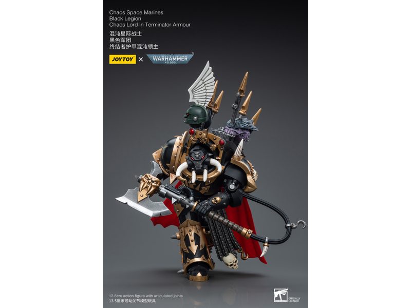 Joy Toy Black Legion Chaos Lord in Terminator Armour Chaos Space Marines Joy Toy