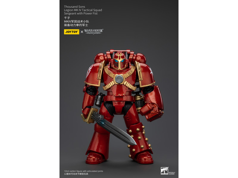 Joy Toy Legion MK IV Tactical Squad Sergeant with Power Fist Thousand Sons Joy Toy