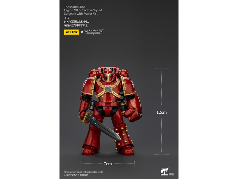 Joy Toy Legion MK IV Tactical Squad Sergeant with Power Fist Thousand Sons Joy Toy