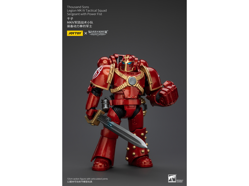 Joy Toy Legion MK IV Tactical Squad Sergeant with Power Fist Thousand Sons Joy Toy