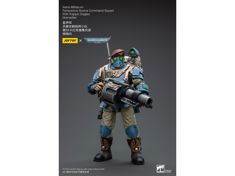 Joy Toy Tempestus Scions Command Squad 55th Kappic Eagles Grenadier Astra Militarum