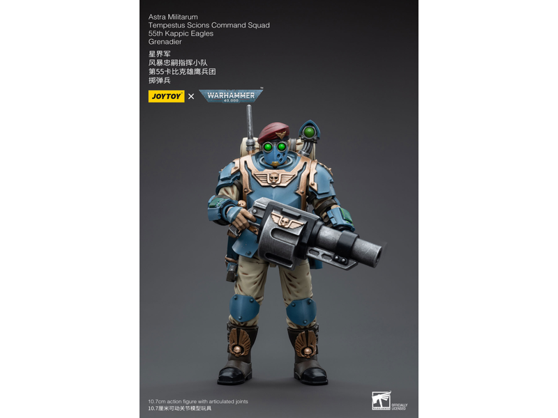 Joy Toy Tempestus Scions Command Squad 55th Kappic Eagles Grenadier Astra Militarum