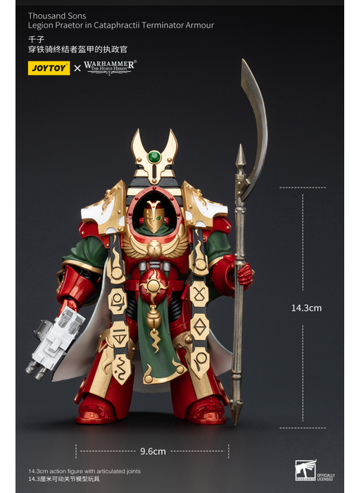 Legion Praetor in Cataphractii Terminator Armour Thousand sons Joy Toy