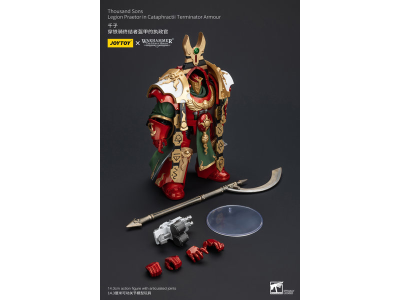 Joy Toy Legion Praetor in Cataphractii Terminator Armour Thousand sons Joy Toy