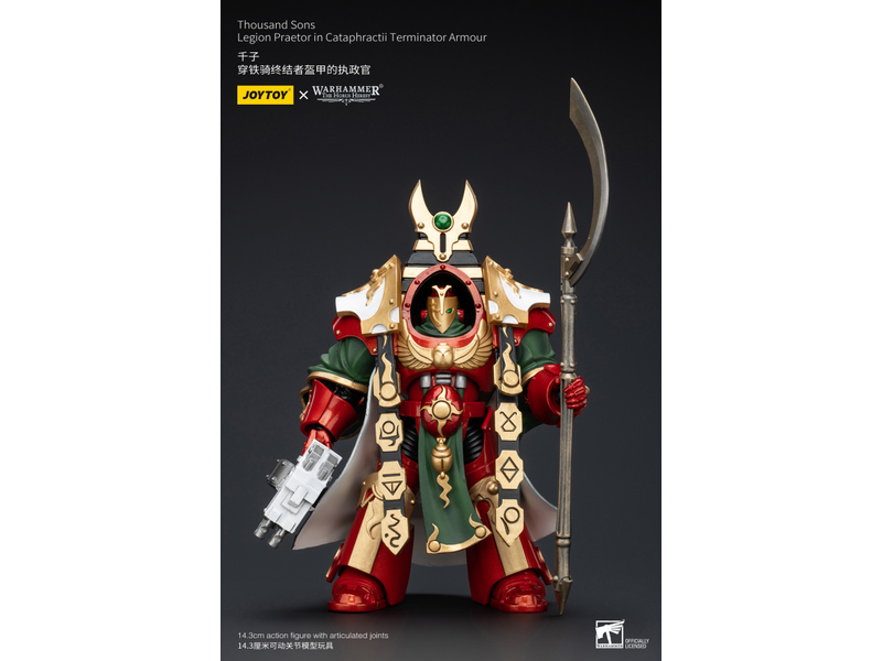 Joy Toy Legion Praetor in Cataphractii Terminator Armour Thousand sons Joy Toy