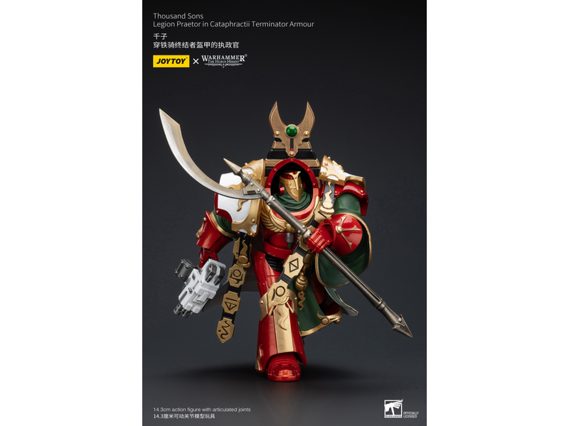 Joy Toy Legion Praetor in Cataphractii Terminator Armour Thousand sons Joy Toy