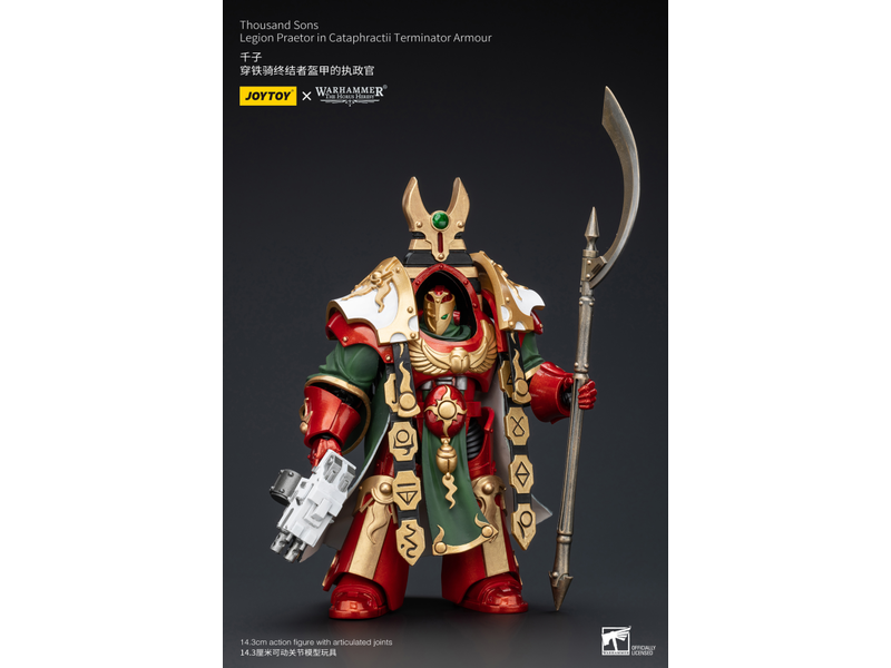 Joy Toy Legion Praetor in Cataphractii Terminator Armour Thousand sons Joy Toy