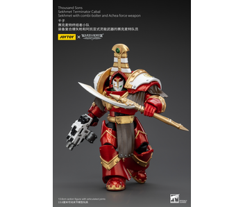 Sekhmet Terminator Cabal Sekhmet With Combi-Bolter And Achea Force Weapon