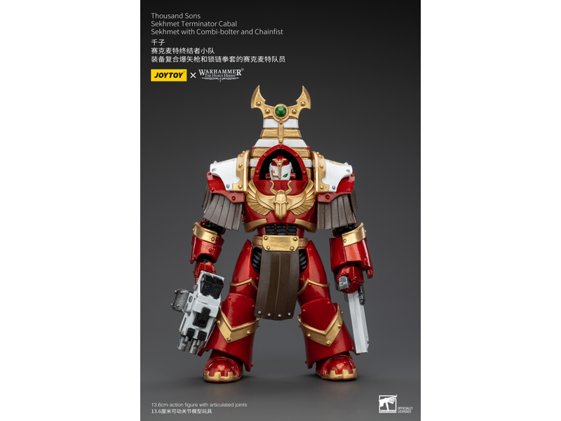 Joy Toy Sekhmet Terminator Cabal Sekhmet With Combi-Bolter And Chainfist Thousand Sons