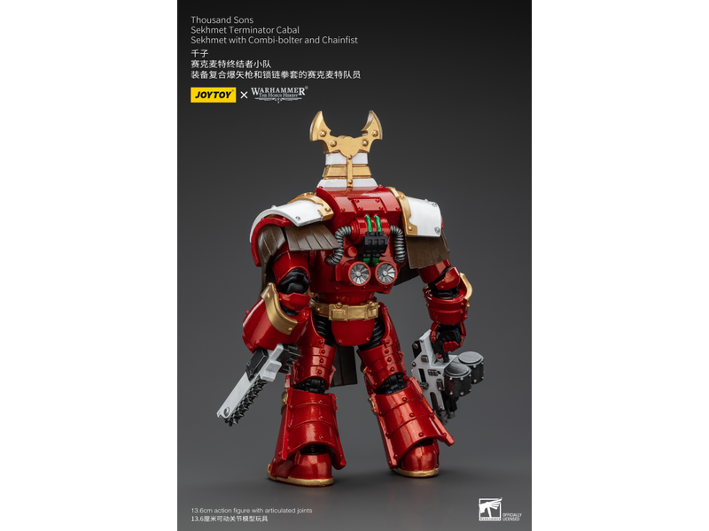 Joy Toy Sekhmet Terminator Cabal Sekhmet With Combi-Bolter And Chainfist Thousand Sons