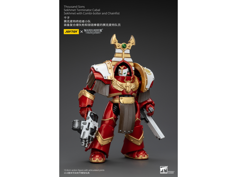 Joy Toy Sekhmet Terminator Cabal Sekhmet With Combi-Bolter And Chainfist Thousand Sons