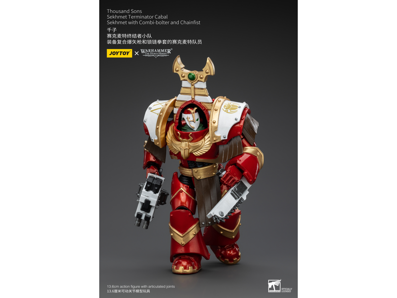 Joy Toy Sekhmet Terminator Cabal Sekhmet With Combi-Bolter And Chainfist Thousand Sons