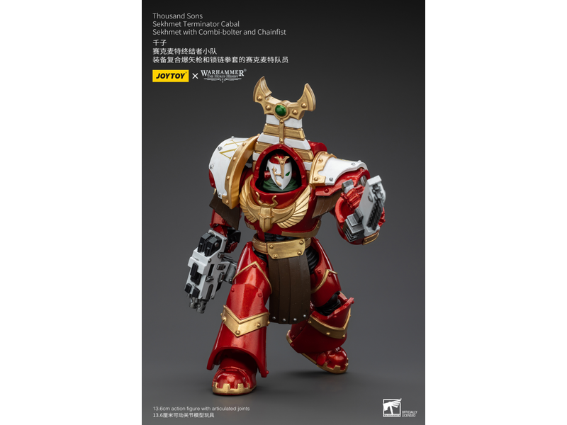 Joy Toy Sekhmet Terminator Cabal Sekhmet With Combi-Bolter And Chainfist Thousand Sons