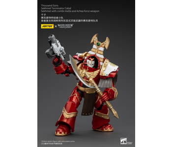 Sekhmet Terminator Cabal Sekhmet With Combi-Melta And Achea Force Weapon Joy Toy