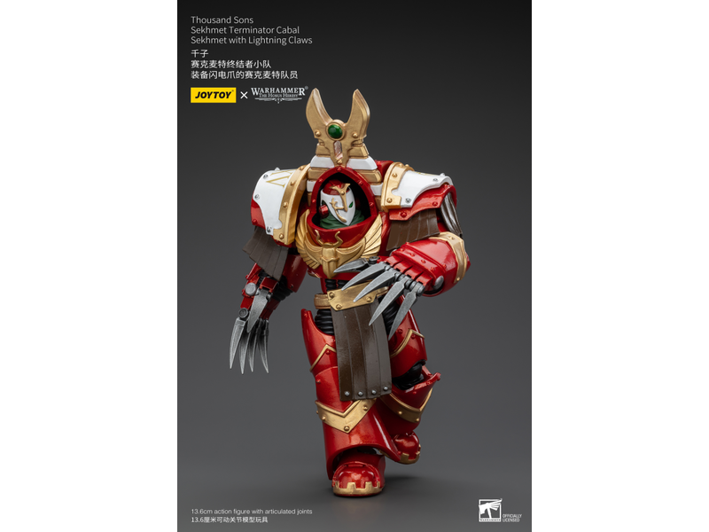 Joy Toy Sekhmet Terminator Cabal Sekhmet With Lightning Claws Thousand Sons Joy Toy