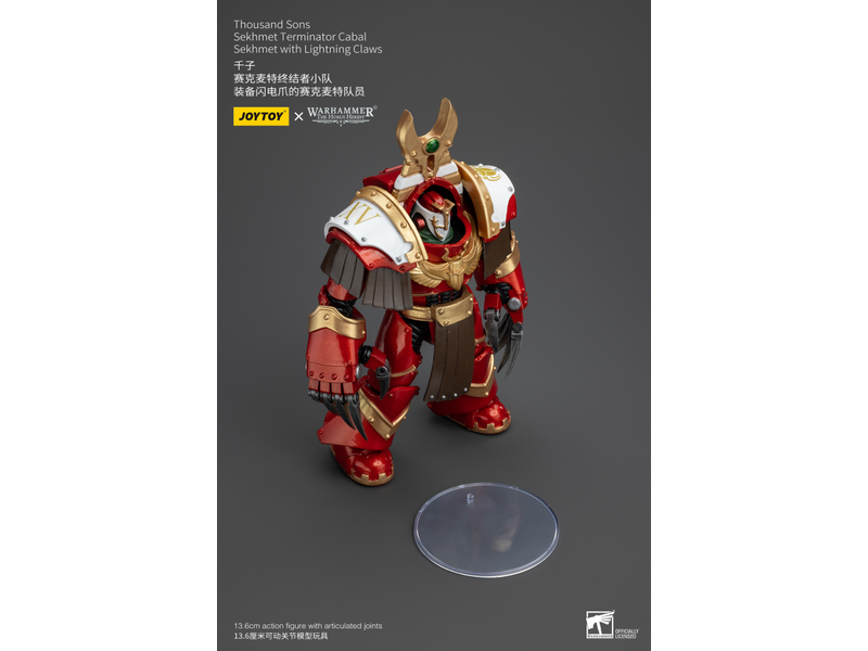 Joy Toy Sekhmet Terminator Cabal Sekhmet With Lightning Claws Thousand Sons Joy Toy