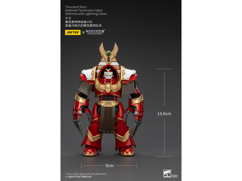 Joy Toy Sekhmet Terminator Cabal Sekhmet With Lightning Claws Thousand Sons Joy Toy