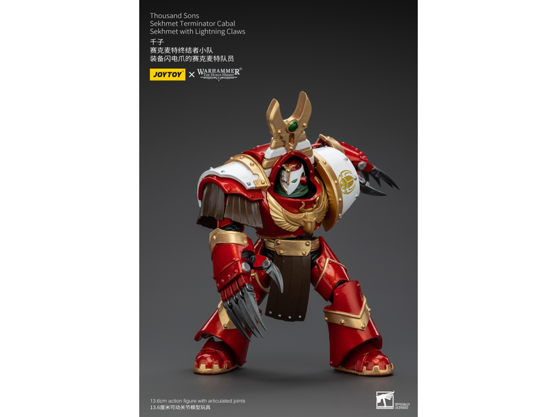 Joy Toy Sekhmet Terminator Cabal Sekhmet With Lightning Claws Thousand Sons Joy Toy