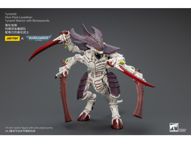 Joy Toy Hive Fleet Leviathan Tyranid Warrior with Boneswords Tyranids Joy Toy