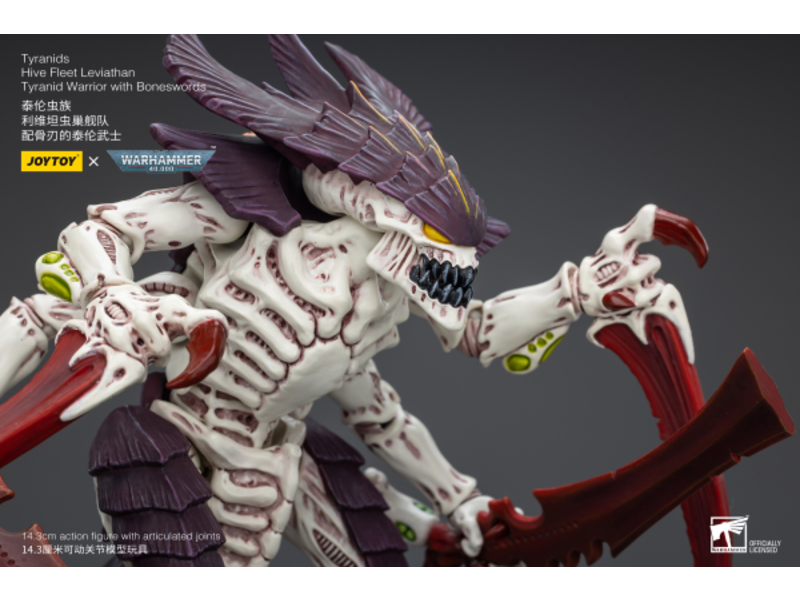 Joy Toy Hive Fleet Leviathan Tyranid Warrior with Boneswords Tyranids Joy Toy