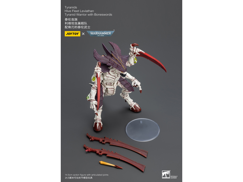 Joy Toy Hive Fleet Leviathan Tyranid Warrior with Boneswords Tyranids Joy Toy
