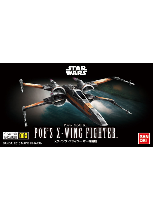 003 POE'S X-WING FIGHTER VEHICLE MODEL Bandai