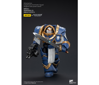 Cataphractii Terminator Squad Sergeant with Power Sword Ultramarines Joy Toy