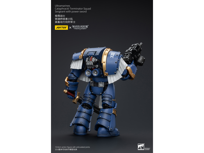 Joy Toy Cataphractii Terminator Squad Sergeant with Power Sword Ultramarines Joy Toy