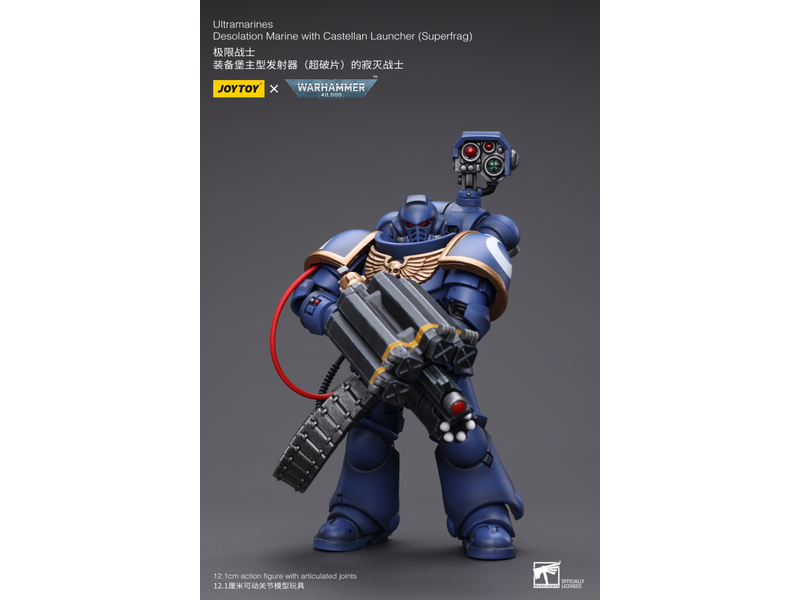 Joy Toy Desolation Marine with Castellan Launcher (Superfrag) Ultramarines Joy Toy