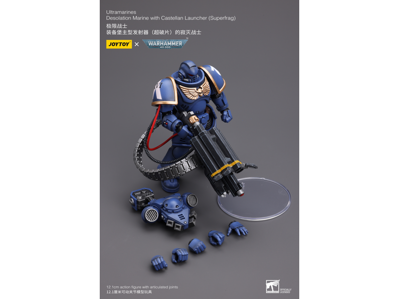 Joy Toy Desolation Marine with Castellan Launcher (Superfrag) Ultramarines Joy Toy