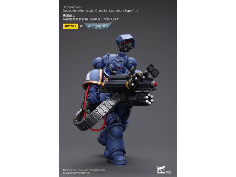 Joy Toy Desolation Marine with Castellan Launcher (Superfrag) Ultramarines Joy Toy