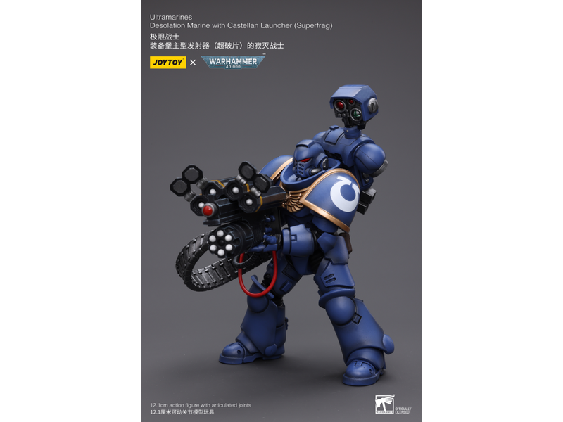 Joy Toy Desolation Marine with Castellan Launcher (Superfrag) Ultramarines Joy Toy