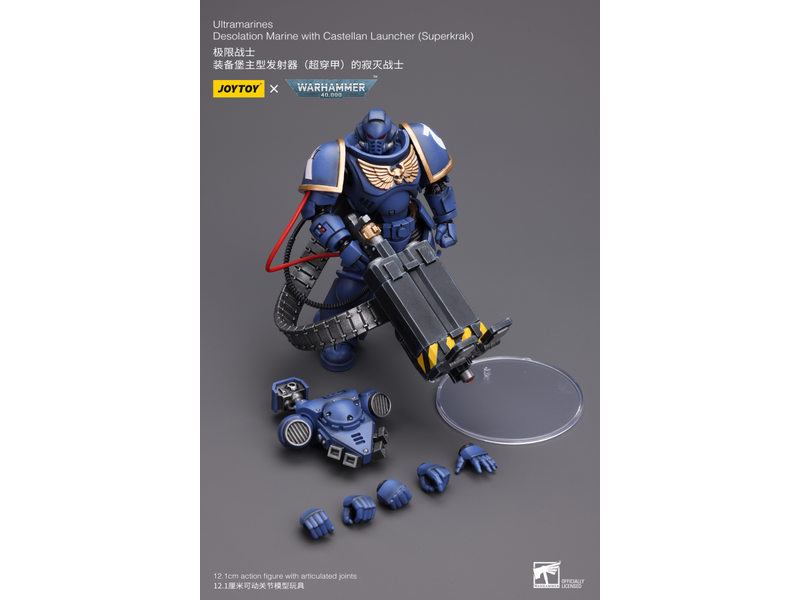 Joy Toy Desolation Marine with Castellan Launcher (Superkrak) Ultramarines Joy Toy