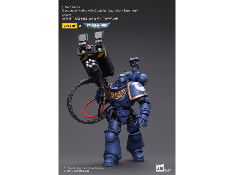 Joy Toy Desolation Marine with Castellan Launcher (Superkrak) Ultramarines Joy Toy